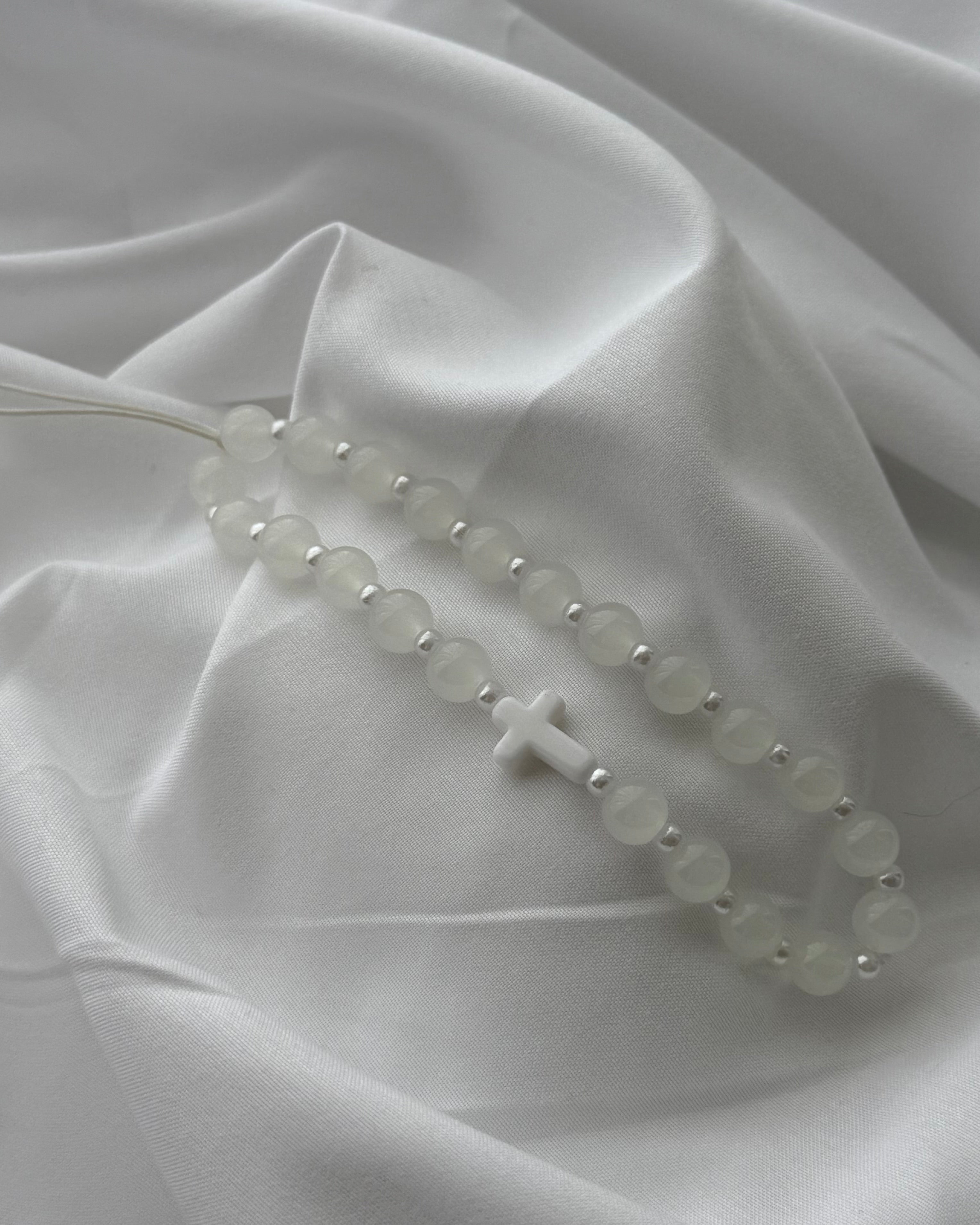 BIJOU DE TÉLÉPHONE BLANC