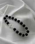 BIJOUX DE TÉLÉPHONE NOIR / BLANC
